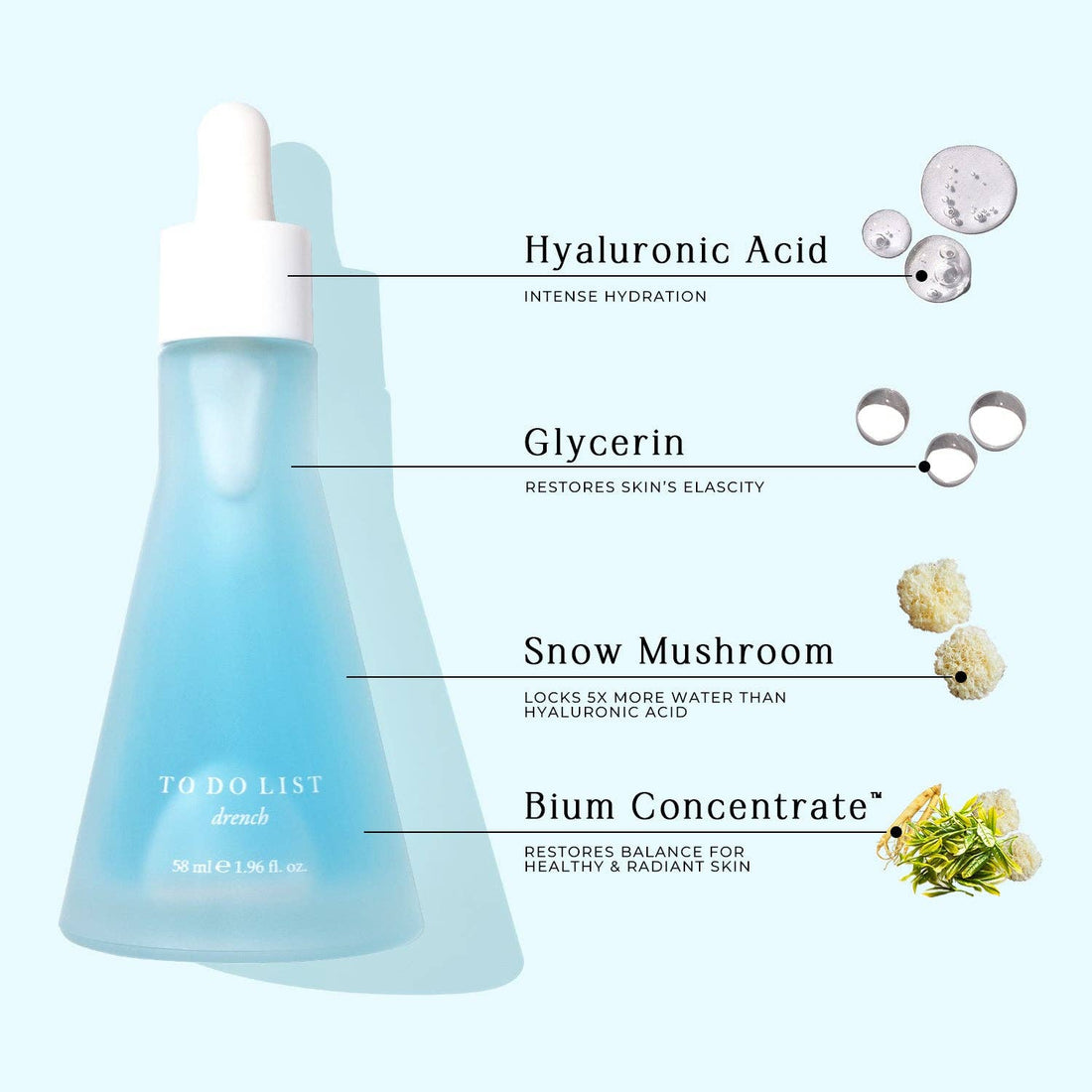 TO DO LIST  Drench - Hyaluronic Acid Serum