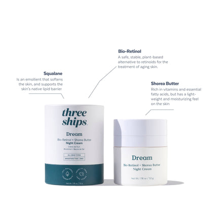 Dream Bio-Retinol + Shorea Butter Night Cream (50g)